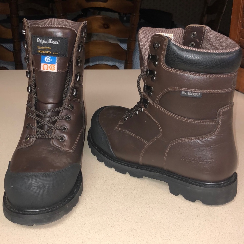Men’s RefrigiWear Waterproof Steel Toe Boots Sz 10